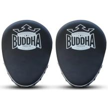 Buddha Premium Black Curved Boxing Mitts (Pair)